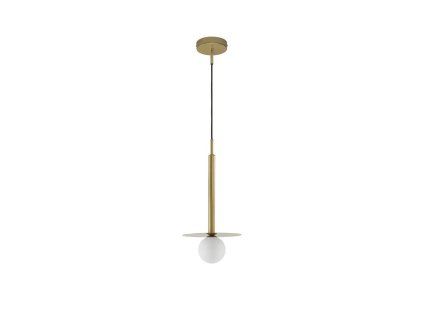 Závesné svietidlo PIELO, 22cm, opálové sklo G9W 1x5W (Farba Čierna)