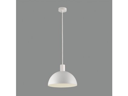 Závesné svietidlo TIGA, ⌀ 25 cm, 1xE27 15W (Farba Biela, Farba montúry Biela)