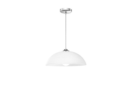 Závesné svietidlo VINCA, biele sklo, 40cm, E27 1x12W