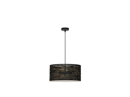 52886 zavesne svitidlo zane cerny kov e27 2x12w