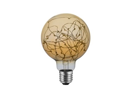 50147 zlata led g95 tisice svetel 2w e27 2000k