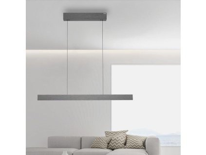 Závěsné LED svítidlo PURE-E-MOTION, 45W, d. 120 cm, 2700-5000K, elektricky nastavitelná výška (Barva Platina)