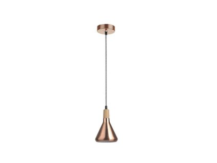 88424 12 zavesne svitidlo venanzio prirodni drevo e14 1x5 w medene vyprodej