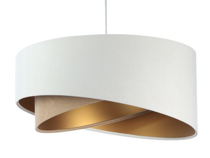 Závesné svietidlo GALAXY krémovo biele, 1xE27, ø 50 cm (Farba Silver)