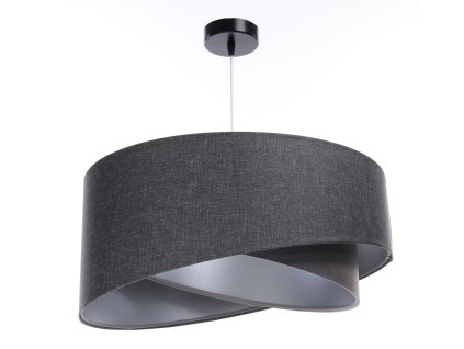 76085 2 zavesne svitidlo galaxy seda stribrna 1xe27 50 cm