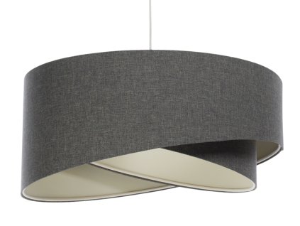 Závesné svietidlo BOHO čierne, 1xE27, ø 60 cm (Farba Béžová)