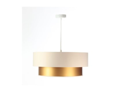 Závesné svietidlo DUO ellegant krémové, 1xE27, ø 40 cm (Farba Silver)