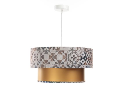 88097 zavesne svitidlo duo ellegant obrazce 1xe27 40 cm