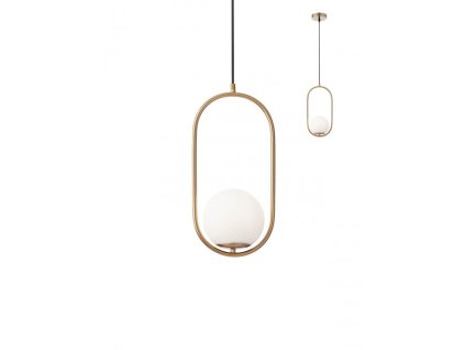 88577 1 zavesne svitidlo niva solo opalove sklo 15cm 1xe14