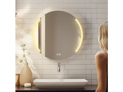 kulate led zrcadlo pr 600 s dotykovym senzorem nahled