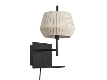 Lampička Dicte s USB portem (Barva béžová)