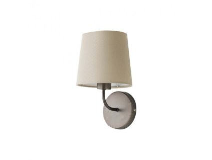 Nástěnná lampa Piccadilly 1xE27 (Barva bronzová, Barva stínidla béžová)