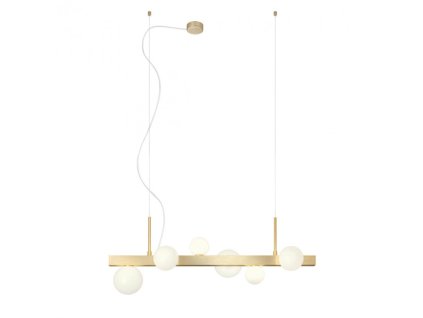 Závěsná lampa Goji, délka 85cm (Barva zlatá)