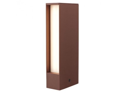 Venkovní sloupkové svítidlo TWIN v:250mm, dvojitý rozptyl (Barva hnědá)