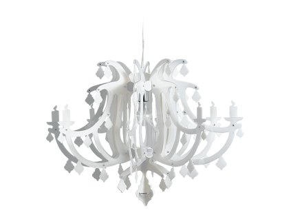 lampada sospensione ginetta bianco