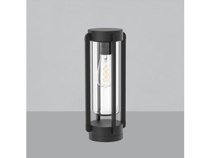 Venkovní LED sloupkové svítidlo VEGA, v. 41 cm, 1xE27 15W, IP65