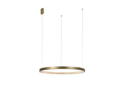Závěsné LED svítidlo VEGAS, ø85cm, antický mosazný hliník, 30W 3000K