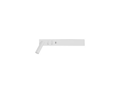 Nástěnné LED svítidlo VIDA, USB nabíjení, 3000K, čtecí lampička 1x3W