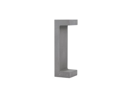 Venkovní sloupkové svítidlo ARAN šedý beton skleněný difuzor LED 8W 3000K, IP65