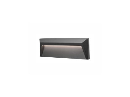 Venkovní nástěnné svítidlo LUTON tmavě šedý ABS LED 1.6W 3000K IP65, vč. driveru