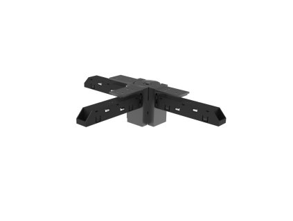 Flexibilní spojka Flex "T", 90°/90°/180° pro 48V lištový systém S1