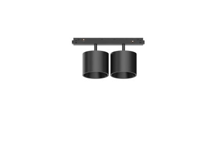 316307 WEB001 EGO TRACK DOUBLE BIG 20W 3000K ONOFF BK