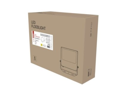 LED reflektor ASIMO asymmetric 200W, černý, neutrální bílá