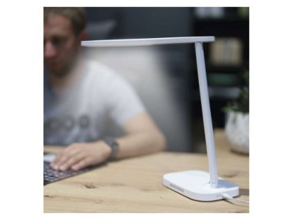 LED stolní lampa CARSON, bílá