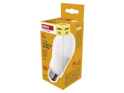 LED žárovka Basic A60 / E27 / 17,8 W (100 W) / 1521 lm / teplá bílá