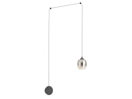 Nástenné / závesné LED svietidlo KHADI ø 120mm, 6W
