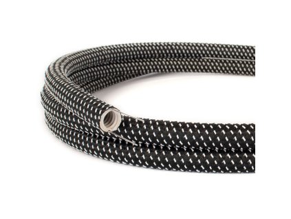 creative tube ohebna trubice potazena cerno bilou hedvabnou tkaninou s 3d efektem star rt41 prumer 20 mm