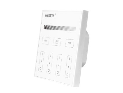 Diaľkový ovládací panel Mi-light - 4 kanály, jas, 230V, T1