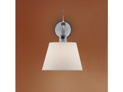 Dizajnová nástenná lampa Tolomeo Wall difúzor, 1xE27, ø 24cm (Materiál Pergamenový papier)