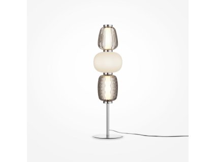 Dizajnová stolná LED lampa PATTERN, 28W, v. 67,5 cm, 3000K (Farba Zlatá)