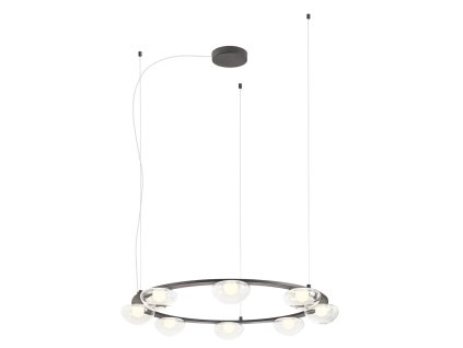 Dizajnové LED závesné svietidlo SINCLAIR, ø89cm (Farba Zlatá)