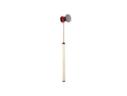 Dizajnové nástenné LED svietidlo SWING, v.39cm, štruktúrované (Farba Biela)