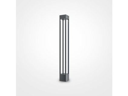 57253 designove venkovni sloupkove led svitidlo elbe 10w v 100 cm 3000k ip65