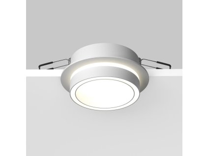 Dizajnové vstavané svietidlo ORLO, 15W, ⌀ 10,5 cm, 1xGX53 (Farba Čierna)