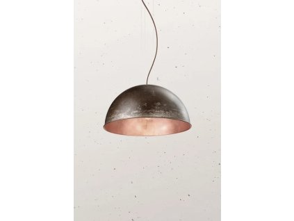 Dizajnové závesné svietidlo GALILEO ø 400 mm (Farba antické železo; plátková meď)