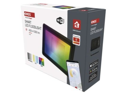 64961 gosmart led reflektor 50w 4300 lm rgb cct ip65