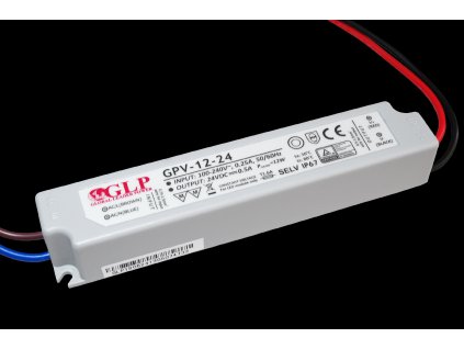 GPV, 12W LED zdroj GPV-12-24, 0,5 A, 24V