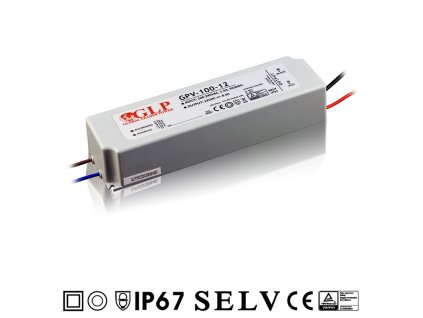 GPV, 150W LED zdroj GPV-150-12, 12,5 A, 12V