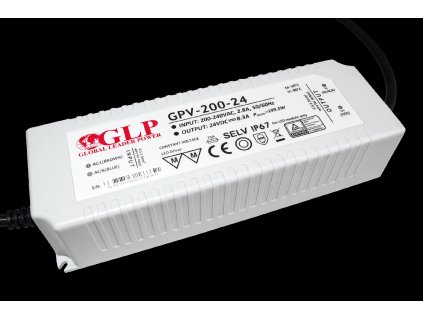 GPV, 200W LED zdroj GPV-200-24, 8,3 A, 24V