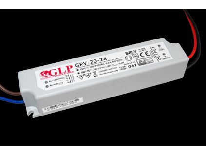 GPV, 20W LED zdroj GPV-20-24, 1A, 24V
