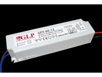 GPV, 60W LED zdroj GPV-60-12, 5A, 12V