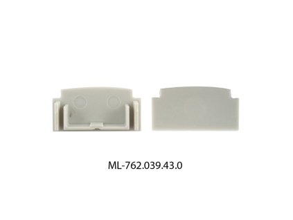 Koncovka pro AZ profily pro LED pásky (Varianty Bez otvoru)