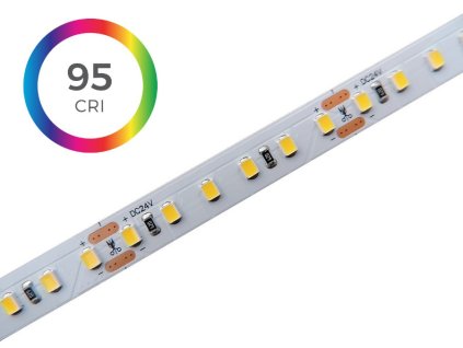 LED pásik ULTRA BRIGHT 24W/m, PROFI, 24V, IP20, 120LED/m, SMD2835, CRI95 (Farba svetla Teplá biela, 3000K)