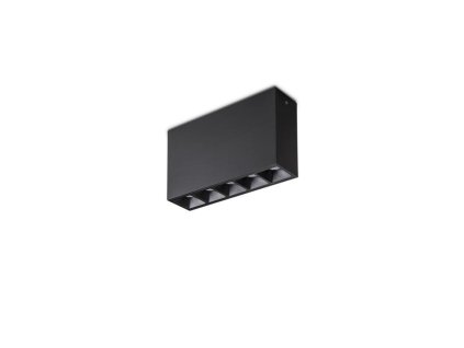 LED Stropné bodové svietidlo Ideal Lux Lika 10W Surface BK, 3000K (Farba Čierna)