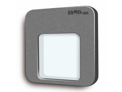 LED svietidlo MOZA, pod omietku, 230V, IP20 (Farba Hliník, Teplota světla 6000K - studená biela)