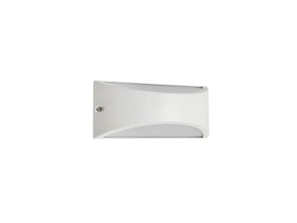 LED vonkajšie nástenné svietidlo Scudo, d. 22cm (Farba Biela)